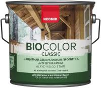 NEOMID пропитка защитная декоративная пропитка для древесины Bio Color Classic