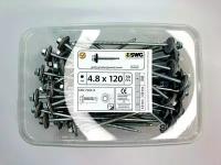 Саморез по металлу DIN 7504-K кровельный 4.8x120 (50 pcs) SWG, Германия