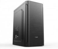 CBR PCC-MATX-MX10-400W2 Корпус mATX Minitower MX10, c БП PSU-ATX400-08EC (400W/80mm), 2*USB 2.0, HD Audio+Mic, Black