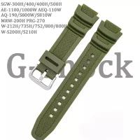 Ремешок для часов G-Shock SGW-400 зеленый