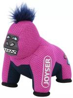 Игрушка JOYSER Mightus Горилла J-Rilla для собак с пищалкой, M/L 27см, розовый