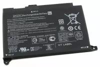 Аккумулятор OEM (совместимый с BP02XL, HSTNN-LB7H) для ноутбука HP 15-AU 7.7V 4400mAh черный