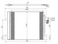 Радиатор кондиционера Nrf 35884 для Land Rover Discovery Sport, Freelander, Range Rover Evoque; Volvo S60 II