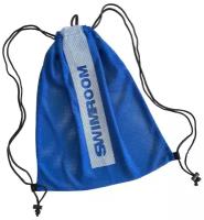 Сетчатый мешок / сетка-мешок для хранения и переноски плавательного инвентаря, пляжного отдыха SwimRoom "Mesh Bag 3.0", размер 55*45 см, цвет синий