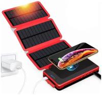 Внешний аккумулятор на солнечных панелях beCamp Power Bank Solar