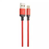 USB дата-кабель Hoco X14 Times speed Lightning (2.0 м) Красный