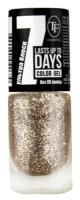 TF Cosmetics лак для ногтей 7 days Color Gel, 8 мл, №301 Драгоценный металл