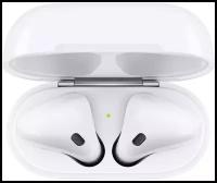 Беспроводные наушники Apple AirPods (2019) в зарядном футляре, белый