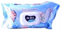 Салфетки влажные «Aura Ultra Comfort», детские с экстрактом алоэ, 120 шт 1226212