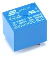 Реле SRD-05VDC-SL-C, 5 В (DC), 10 А, контакты NO-NC, 1 шт