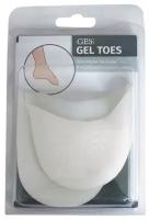 Протектор пальцев и переднего отдела стопы Gel Toes, 2 шт, белые, GESS-040