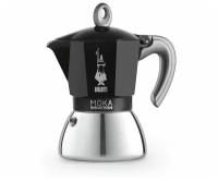 Гейзерная кофеварка Bialetti Moka Induzione Black 6 порций (240 мл) цвет черный