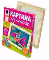 Фантазер Картина из ниток Птица 409004 с 7 лет