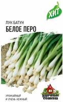 Удачные семена Лук на зелень Белое перо ХИТ х3, 0,5 грамм