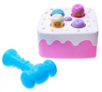 Развивающая игрушка Сима-ленд Тортик, розовый/белый