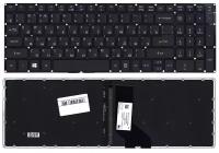 Клавиатура (keyboard) для ноутбука Acer Aspire R5-571T, R5-571TG, R5-571T-59DC, N16P2, черная с подсветкой