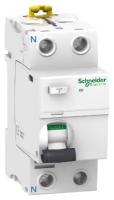 IID 2Р 25A 30mA AC Блок утечки тока 2-полюсный, 25A, 30mA, тип АC (УЗО) Schneider Electric, A9R41225