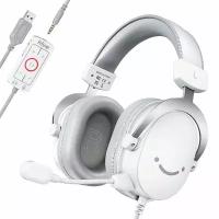 Игровые наушники Fifine H9 Gaming Headsets (White)