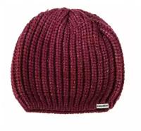 Шапка Converse Metallic Coated Beanie 527802 бордовая