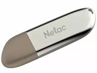 Флешка Netac U352, 16Gb, USB 3.0, Серебристый/Коричневый NT03U352N-016G-30PN