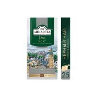 Чай черный Ahmad Tea Earl Grey в пакетиках, бергамот, классический, 25 пак