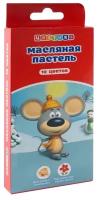 Завод художественных красок «Невская палитра» Пастель масляная "Цветик", 12 цветов, 75/10 мм, шестигранная