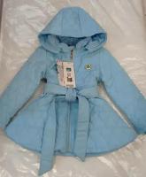 Куртка демисезонная для девочки (9856 104-128) голубой р: 104А
