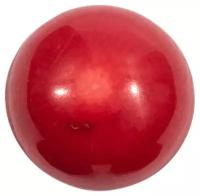 Кабошон из красного Коралла, круглый, размер 14 мм, вес 2 грамм