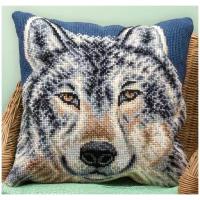 Набор для вышивания PANNA "Подушка Волк" 40x40 см