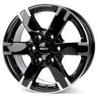 Диск ALUTEC Titan 7x16/6x114.3 D66.1 ET45 Diamond Black Front Polished