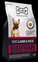 Gina Dog Lamb & Rice с ягненком для собак 18 кг