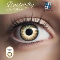 Цветные контактные линзы Офтальмикс Butterfly Color One Month (2 линзы) -3.00 R 8.6 Hazel (Мускатный орех)