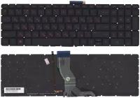 Клавиатура для ноутбука HP Omen 17-W000, 17-W100, 17-W200 черная, кнопки красные, с подсветкой