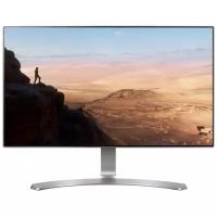 23.8" Монитор LG 24MP88HV-S, 1920x1080, 75 Гц, IPS, серебристый/белый