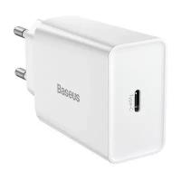 Зарядное устройство BASEUS Speed Mini USB-C, 3A, белый, 20W