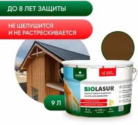 PROSEPT антисептик антисептик лессирующий BiO Lasur, 9 л, темно-коричневый