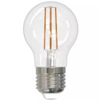 Uniel Лампа светодиодная филаментная (UL-00005179) Uniel E27 11W 4000K прозрачная LED-G45-11W/4000K/E27/CL PLS02WH