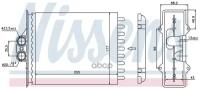 Радиатор Отопителя Nissens арт. 72657