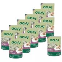 Oasy Wet cat Specialita Naturali Chicken Tuna дополнительное питание для кошек с курицей и тунцом в паучах - 70 г х 12 шт