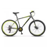 Горный (MTB) велосипед STELS Navigator 900 MD 29 F020 (2022) серый/желтый 17.5"