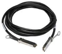 Кабель Fibertrade FT-QSFP+-CabP-AWG26-2, 2 м, 1 шт., черный