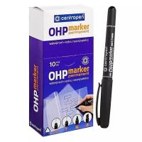 Centropen Маркер Centropen 2637 для OHP, перманентный, 1.0 мм, чёрный