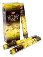 Благовоние HEM Золотой дождь Gold Rain блок 6 упаковок