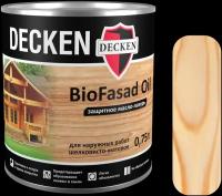 Защитное масло-лазурь Decken BioFasad Oil, бесцветный, 0,75 л