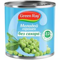 Зелёный горошек GREEN RAY без сахара, 425мл