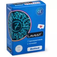 Lavest Dotted розовые презервативы с точечной структурой стенок 7 шт