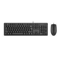 Комплект клавиатура и мышь A4TECH KK-3330S черный (1530250)