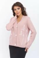 Пиджак Текстильная Мануфактура, размер 52, розовый
