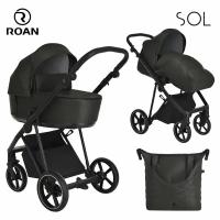 Коляска 2в1 Roan Sol Black Forest/Black/ручка черный