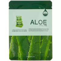 Набор тканевых масок для лица с экстрактом алоэ Fresh Aloe Mask Sheet, 10 шт (23мл) 3W CLINIC/Корея